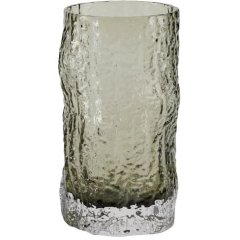 Склянка для напоїв Хвиля висока, сіра, H13,5см, Bahne 4979806