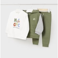 Спортивный костюм с футболкой принт буквы Mayoral 80 Зеленый 2819