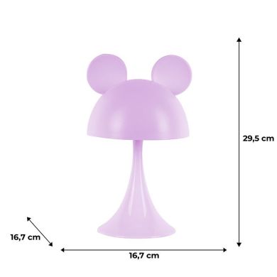 Світильник-нічник LED з акумулятором Simple Mouse,фіолетовий Kite K25-317-2-5