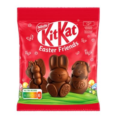 Конфеты KitKat Easter Friends, молочный шоколад, 65г 8000300424850