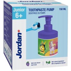 Зубная паста Jordan Junior 6+ лет с дозатором, 150 мл 7070866038373