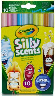 Silly Scents Набір фломастерів, тонка лінія (washable) з ароматом, 10 шт Crayola 256340.024