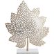 Декоративна фігурка на підставці 22x8x30 см LEAF золота/білий мармур Light&Living 7487885