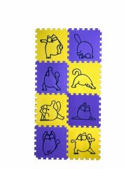 Дитячий килимок-пазл Happy Cat 180смх90см 8 елементів 230413081, 180х90