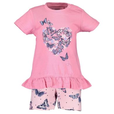 Дитячий набір футболка та шорти Blue Seven 68 Рожевий 914500 X