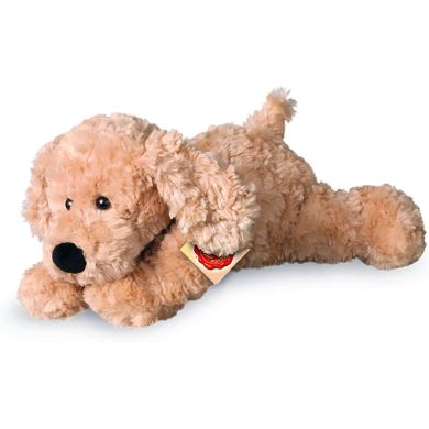 Іграшка м'яка бежева собачка лежить 22 см Teddy Hermann 919285