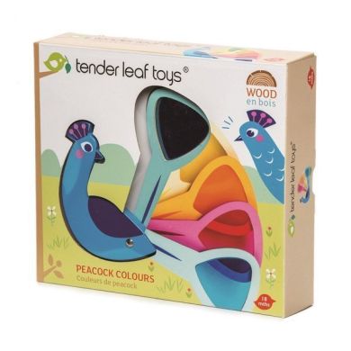 Іграшка з дерева Колір павліна Tender Leaf Toys TL8338, Різнокольоровий