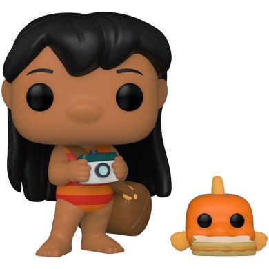 Игровая фигурка FUNKO POP! серии Лило и Стич ЛИЛО С РЫБКОЙ