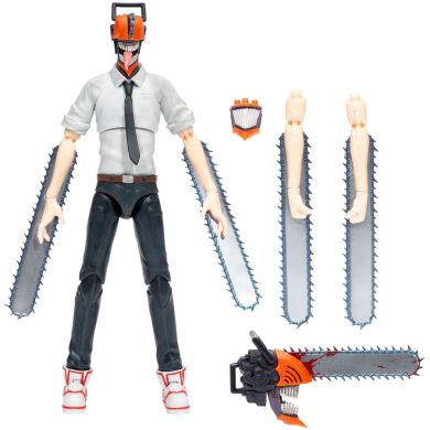 Игровая фигурка TOTAL ANIME серии Человек-бензопила W1 ЧЕЛОВЕК-БЕНЗОПИЛ (#2, с аксессуарами) KAZ0174-W1