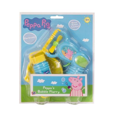 Ігровий набір з мильними бульбашками Peppa Pig -Баббл-сплеск з електронним бластером Bubblz 1384506.00
