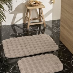 Коврик для ванной BUBBLE серый, 60x90 см - 40x60 см, серый Karaca Home 1000263291001