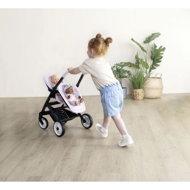 Коляска для ляльок-двійнят Maxi-Cosi Рожева перлина, 54х38,5х64 см 7600253221