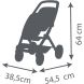 Коляска для ляльок-двійнят Maxi-Cosi Рожева перлина, 54х38,5х64 см 7600253221