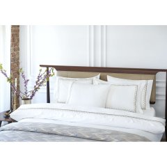 Комплект постельного белья SIENNA WHITE-SILVER, евроразмер PEPPERHOME SIENNA 0146, евророзмір