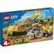 Конструктор Строительный грузовик и шаровидный кран-таран LEGO City 60391