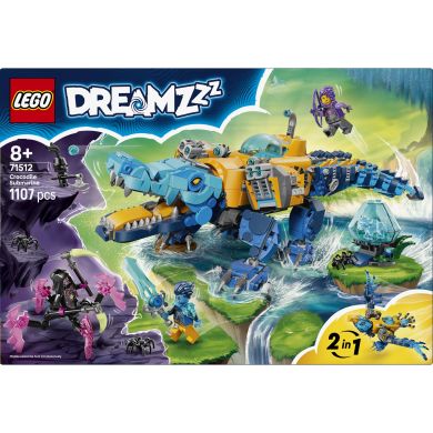 Конструктор LEGO DREAMZzz Підводний човен-крокодил 71512