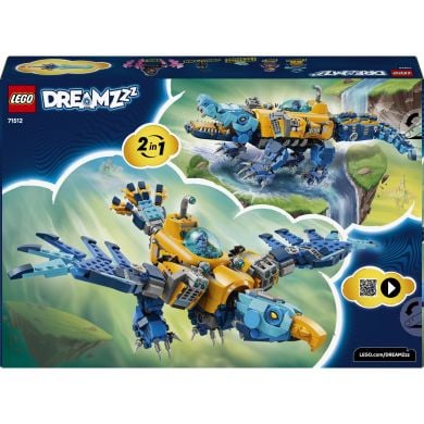 Конструктор LEGO DREAMZzz Підводний човен-крокодил 71512