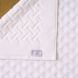 Коврик для ванной 60*90см, гум.основа, цв. BIANCO Biancoperla