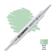 Маркер спиртовой двухсторонний Sketchmarker, Бледно зеленый SM-G113