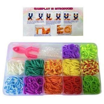 Набір резинок для плетіння, 12 видів Qunxing Toys FG60111K