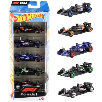 Набор из 5 базовых болидов &laquo;F1 2024&raquo; Hot Wheels JGF58
