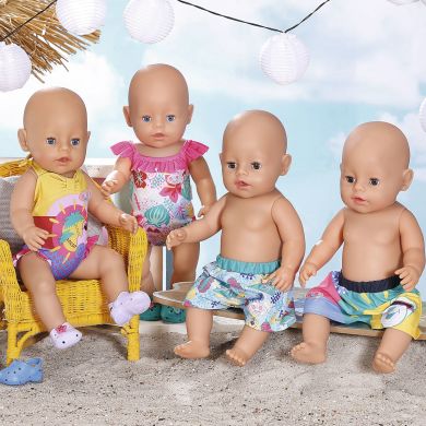Одяг для ляльки Baby Born Святковий купальник S2 (на 43 см, з каченям) Zapf 828281-1