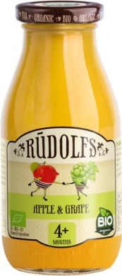 Органический сок Rudolfs Яблоко-виноград с 4 месяцев 260 мл 4751017941676
