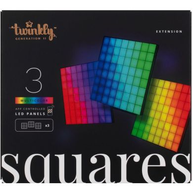 Панель Smart LED Twinkly Squares 3 Extension RGB IP20 16x16см расширение TWQ064STW-07-BEU TWQ064STW-03-BAD