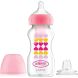 Пляшка-поїльник з широкою шийкою Dr. Brown's зі змінним носиком і соскою Рівень 3 270 мл рожева WB9191-P3, Рожевий