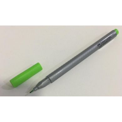 Ручка капілярна Faber-Castell Grip Finepen 0,4 мм Трав'яного зелень 22607