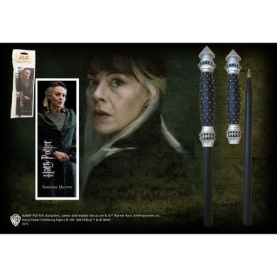 Ручка с закладкой в ​​виде волшебной палочки Нарциссы Малфой 16 см Гарри Поттер The Noble collection NN7994