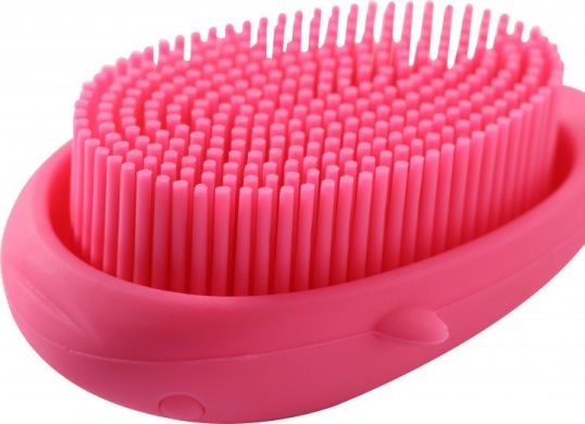 Силиконовая губка Babyhood Кит, для чистки детских ванночек и горшков, РозоваяBH-723B, Розовый