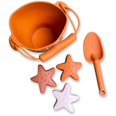 Силиконовый пляжный набор с ведром, лопатой и 3 формами Морская звезда Swim Essentials 2023SE1396