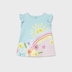 Платье с принтом для новорожденных Mayoral 68 Бирюзовый 1810