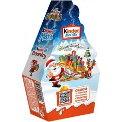 Святковий набір Kinder Mini Mix Новорічний 85,5 г 8000500027059