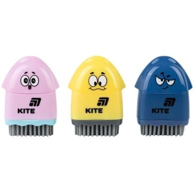 Точилка с контейнером и резинкой Faces, ассорти Kite K25-365