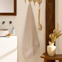 Банное полотенце Karaca Home Lustar, 80x150 см, бежевый 1000252117001, 80 x 150