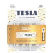 Батарейка Tesla Battery Alkaine AA 1.5V/4PCS Gold 4 шт. 8594183392257