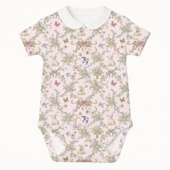 Боди Передняя застежка с коротким рукавом и воротничком My Little Pie Petal 74-80 BSHL012CL