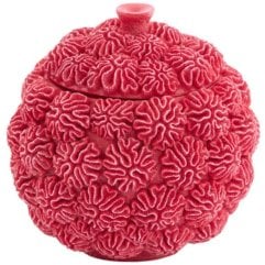 Декоративная посуда для хранения с крышкой &Oslash;17x16 см CORAL, красная Light&Living 5741217