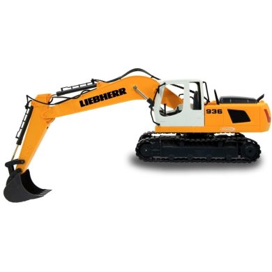Екскаватор на радіокеруванні Liebherr R936 1:20 2,4GHz, жовтий, з грейфером та молотом Jamara 405112