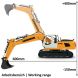 Екскаватор на радіокеруванні Liebherr R936 1:20 2,4GHz, жовтий, з грейфером та молотом Jamara 405112