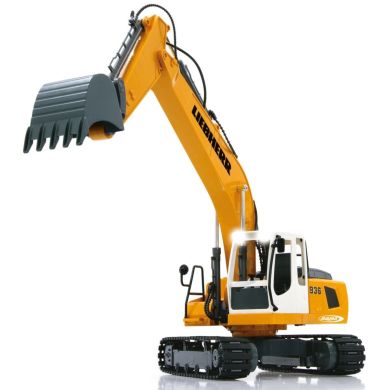 Екскаватор на радіокеруванні Liebherr R936 1:20 2,4GHz, жовтий, з грейфером та молотом Jamara 405112