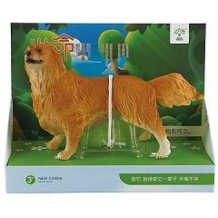 Фигурка животного Model Series Собака Золотистый ретривер 21 см, в коробке 22х16,5х11 см X111