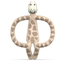 Іграшка прорізувач Жирафа 11 см MM-G-001, Коричневий