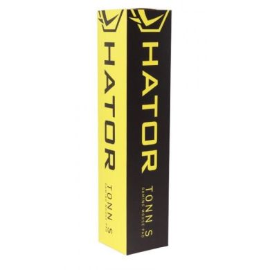 Ігрова поверхня Hator Tonn S Speed Control, black/yellow 24 x 29 HTP-010