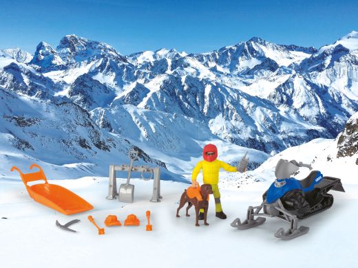Игровой набор Dickie Toys Плейлайф Снегоход с фигуркой и аксессуарами 3832007