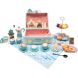 Игровой набор для пикника с корзиной Кофейный набор, синий XIE SHENG TOYS 9060A