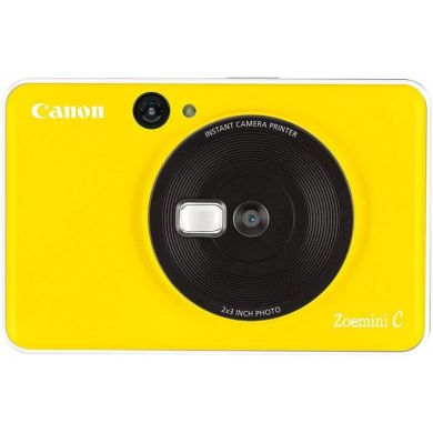 Камера миттєвого друку Canon Zoemini C Bubblebee Yellow + 30 аркушів Zink PhotoPaper 3884C033