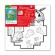 Картина по номерам SANTI Майнкрафт. Кролик и пчелка, 25*25см Santi 955468